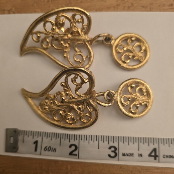 Rare Signed Runway Cadoro Earrings - Picture 9 of 10